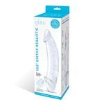 Glas Glas 10.5" Realistic Girthy Glass Double Dong - Clear
