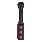 Shots Ouch! Shots Ouch Hearts Paddle - Black