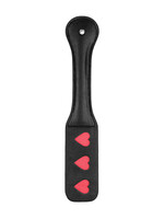 Shots Ouch! Shots Ouch Hearts Paddle - Black