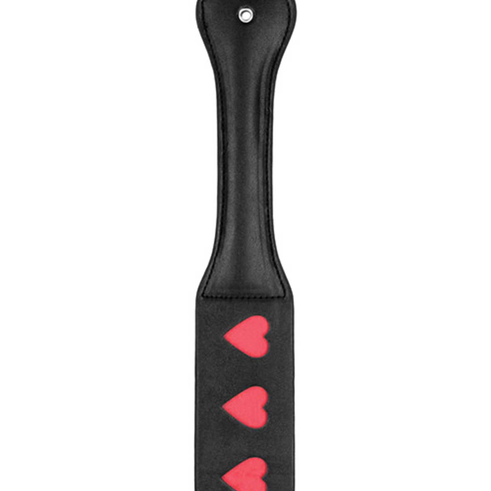 Shots Ouch! Shots Ouch Hearts Paddle - Black