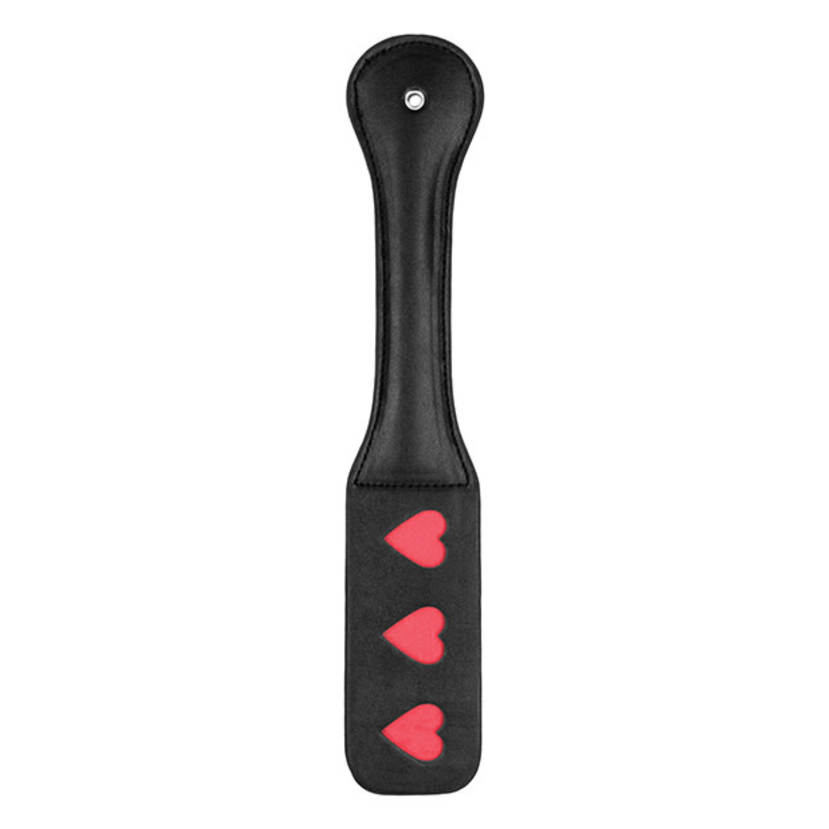 Shots Ouch! Shots Ouch Hearts Paddle - Black