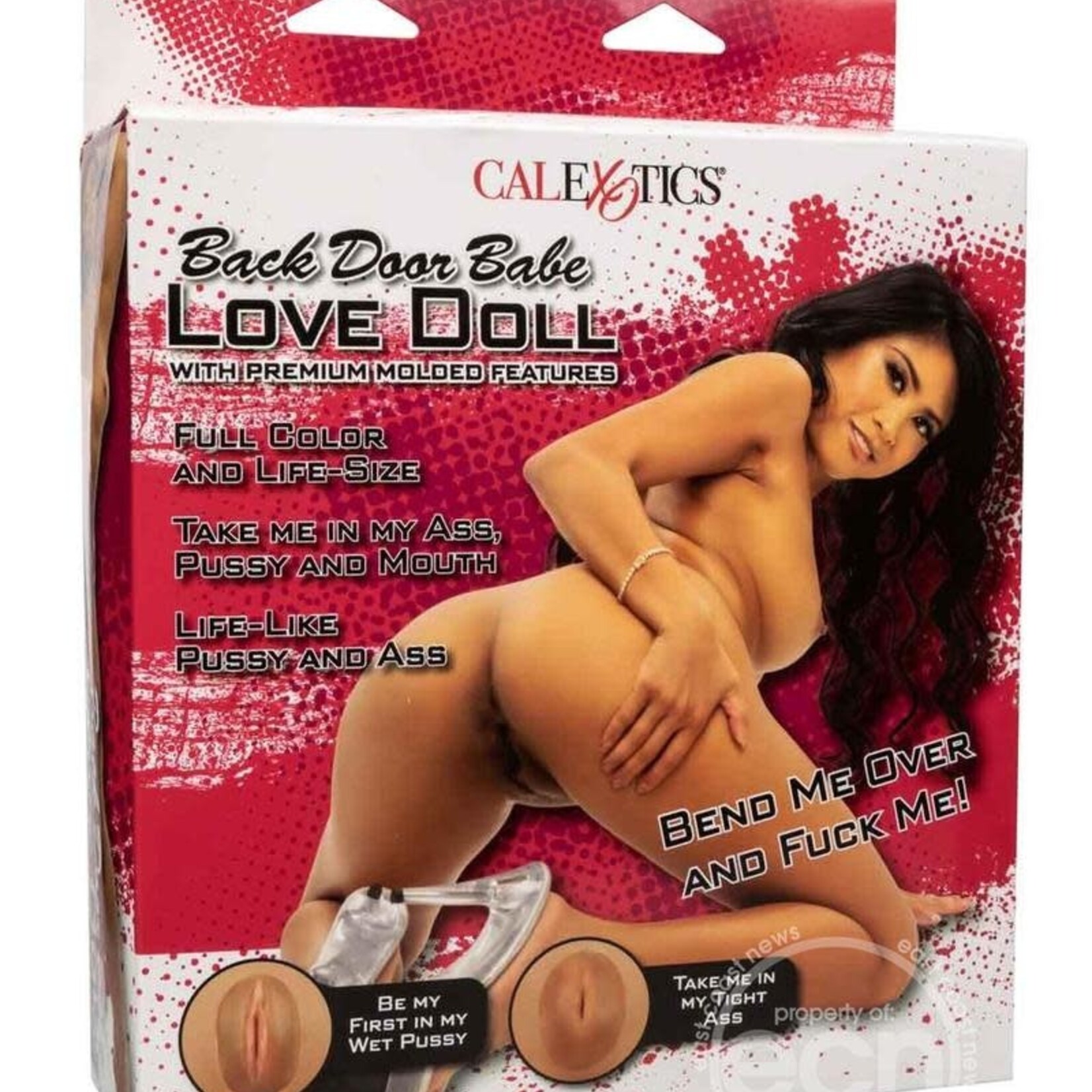 Calexotics Back Door Babe Love Doll - Caramel
