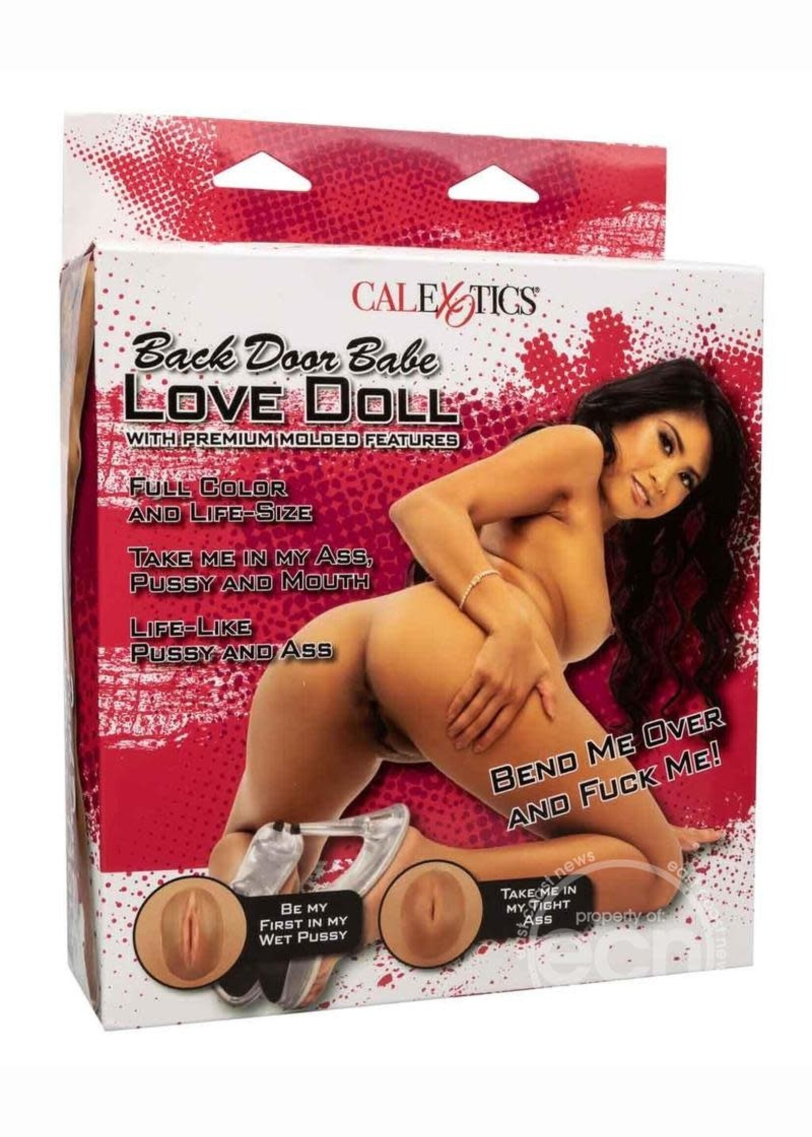 Calexotics Back Door Babe Love Doll - Caramel