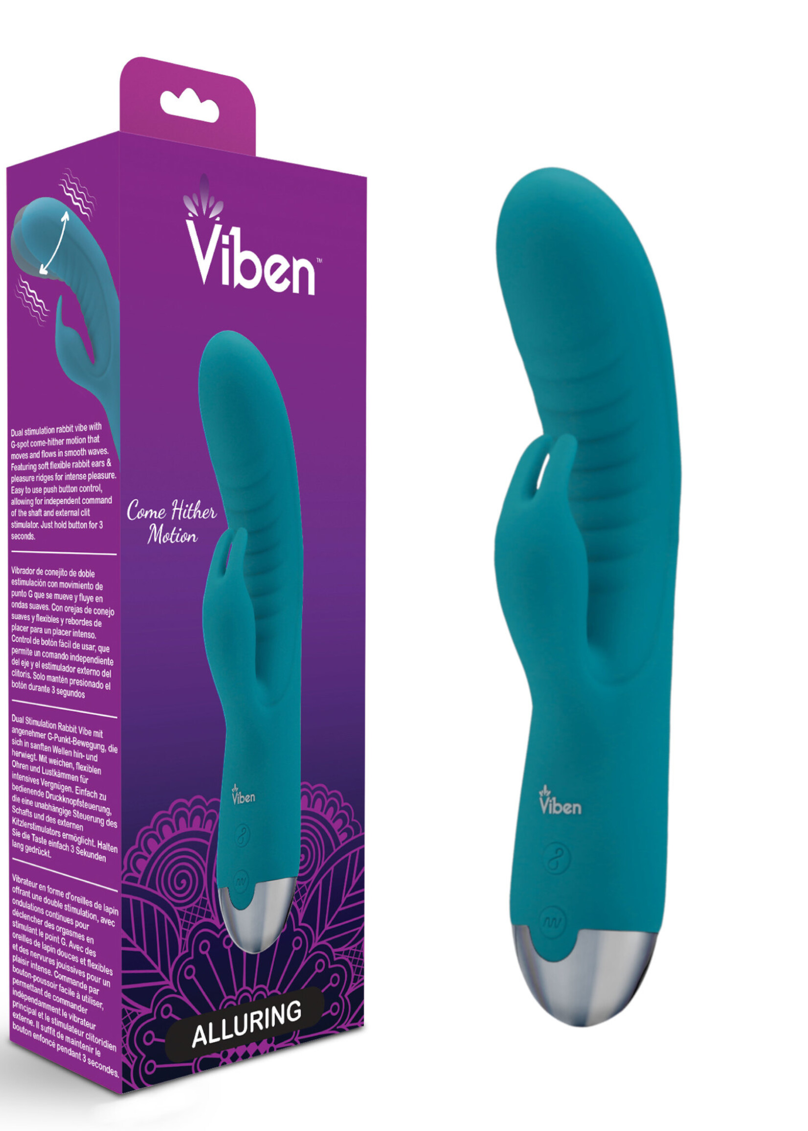 Alluring - Come Hither G-Spot Rabbit - Ocean