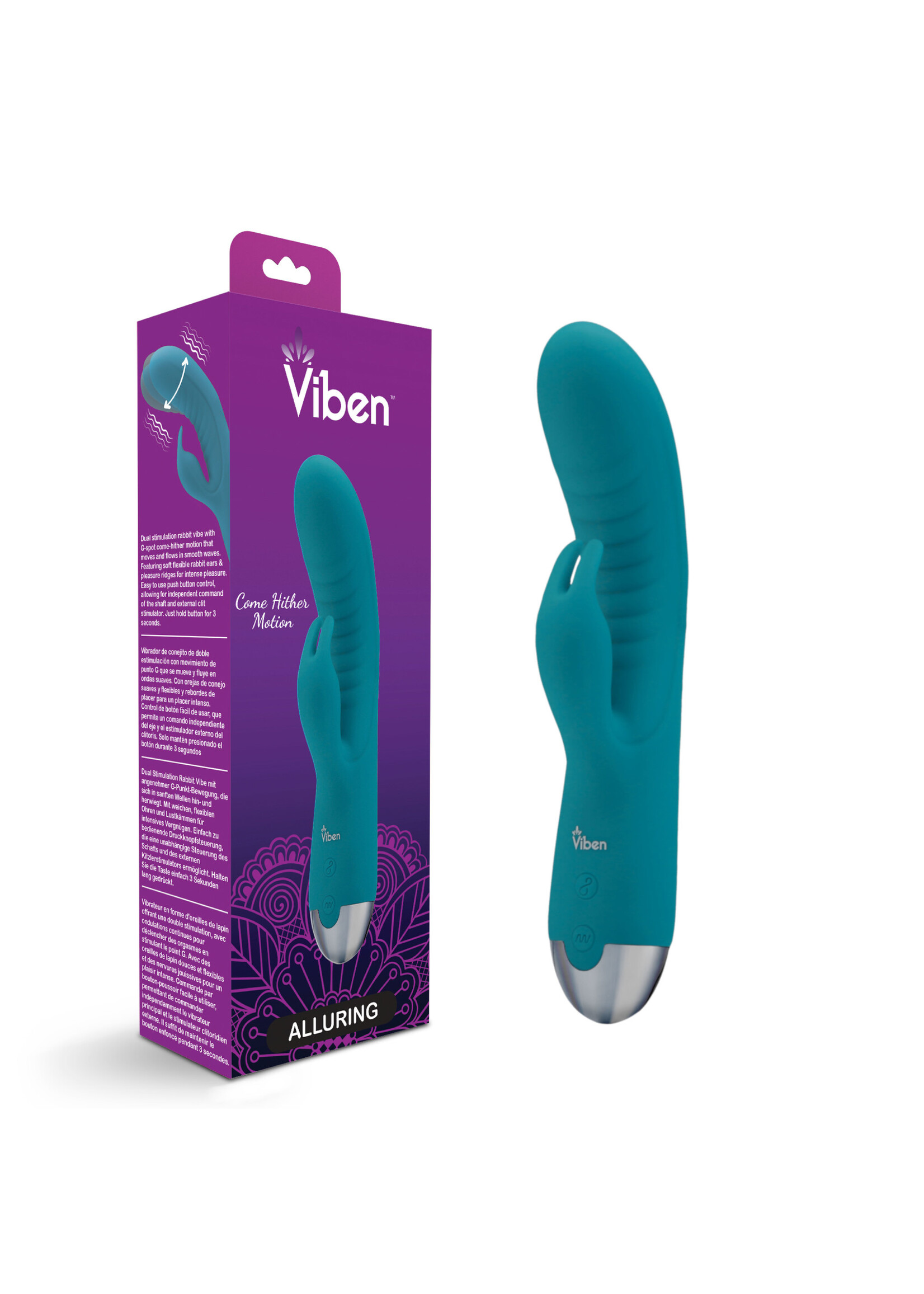 Alluring - Come Hither G-Spot Rabbit - Ocean