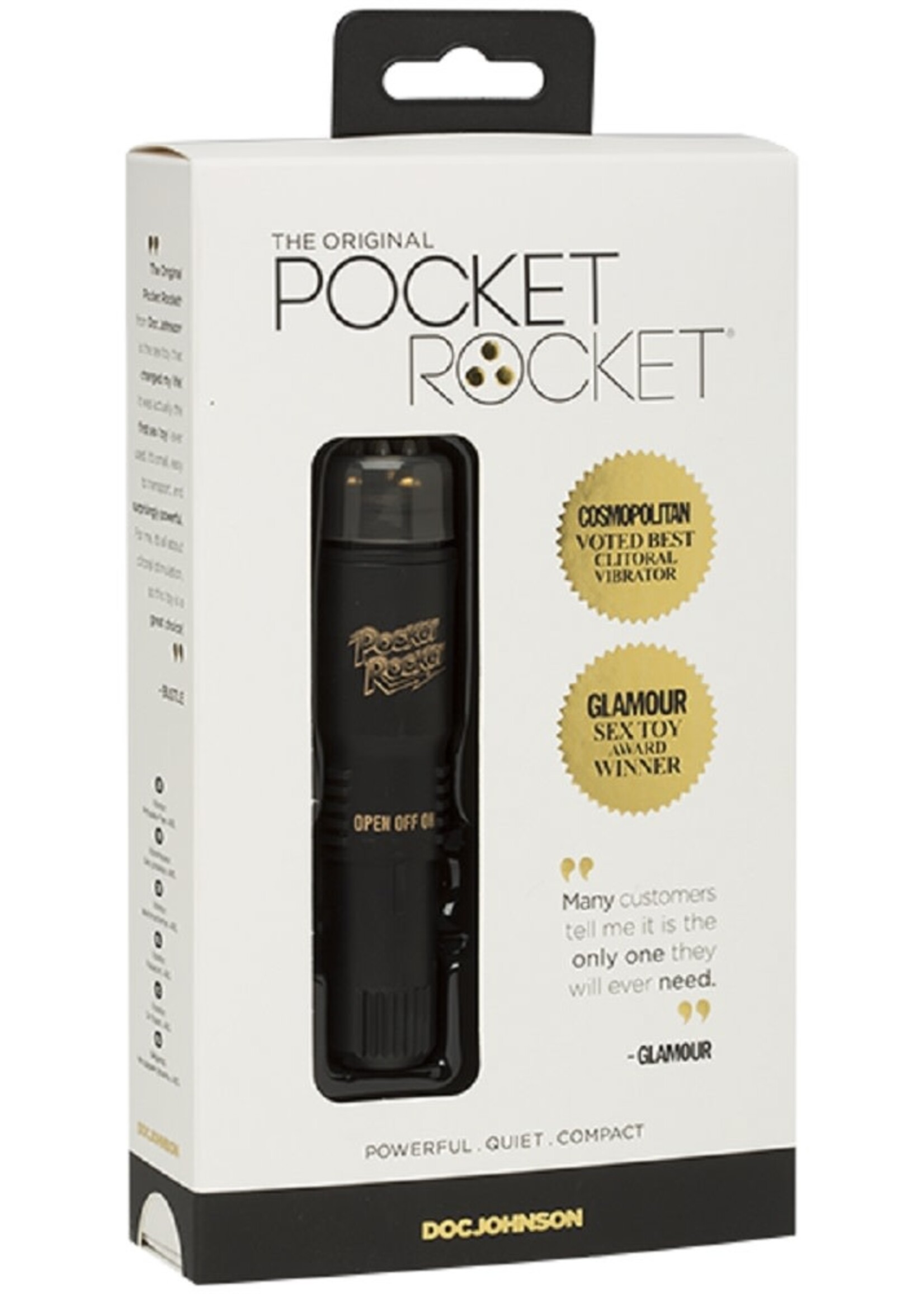 Doc Johnson Pocket Rocket - Limited Edition Black