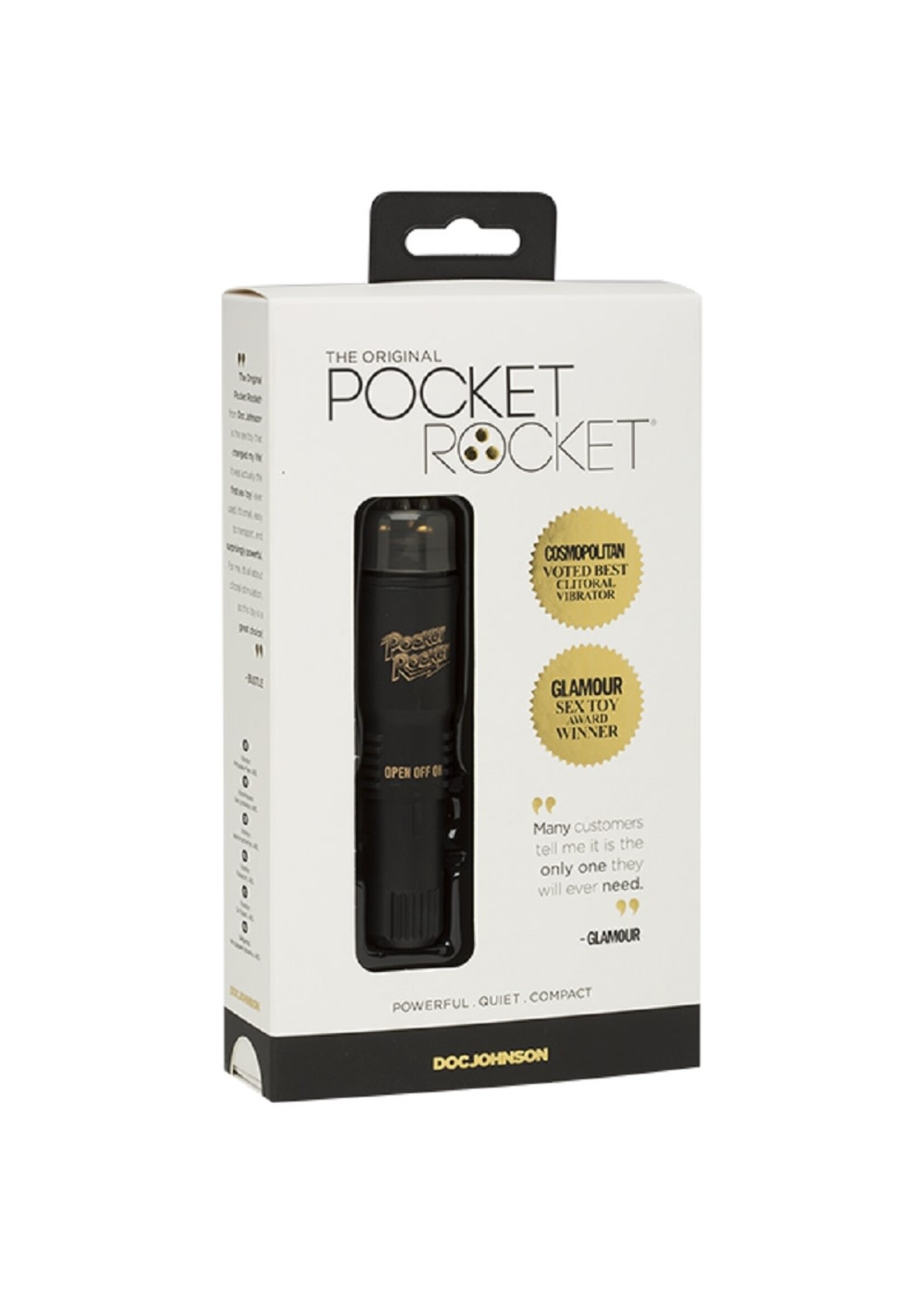 Doc Johnson Pocket Rocket - Limited Edition Black