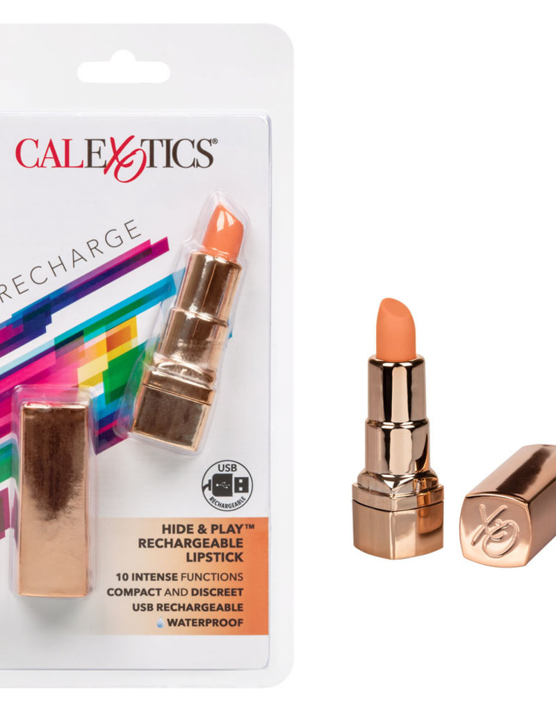 Calexotics Hide and Play Rechargeable Lipstick - Coral
