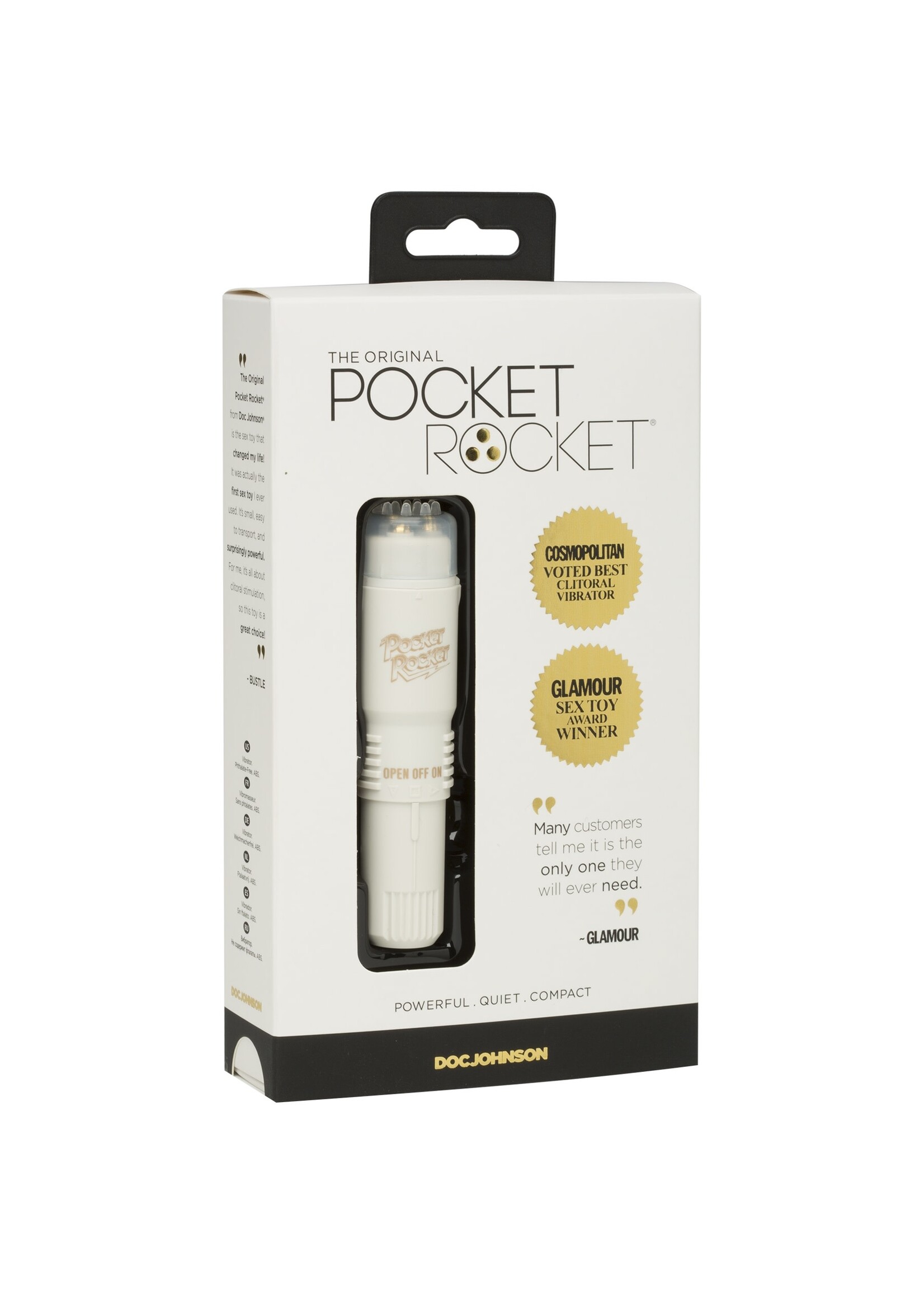 Doc Johnson The Original Pocket Rocket - White