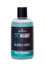 SENSUVA Big Flirt Pheromone Infused Bubble Bath - Sweet Temptations - 8 Fl. Oz.