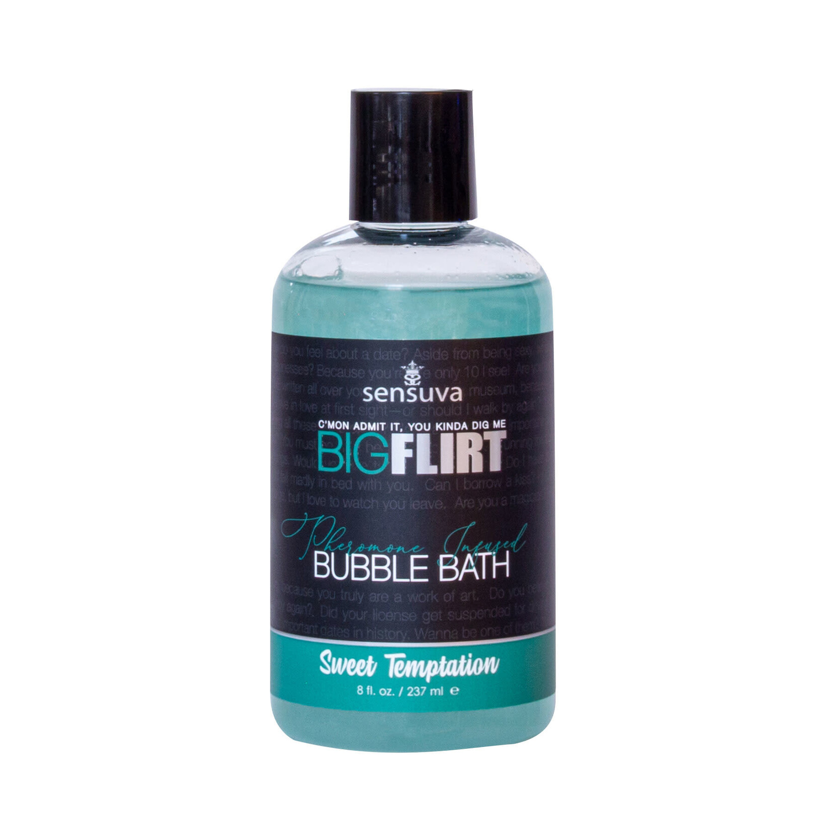 SENSUVA Big Flirt Pheromone Infused Bubble Bath - Sweet Temptations - 8 Fl. Oz.