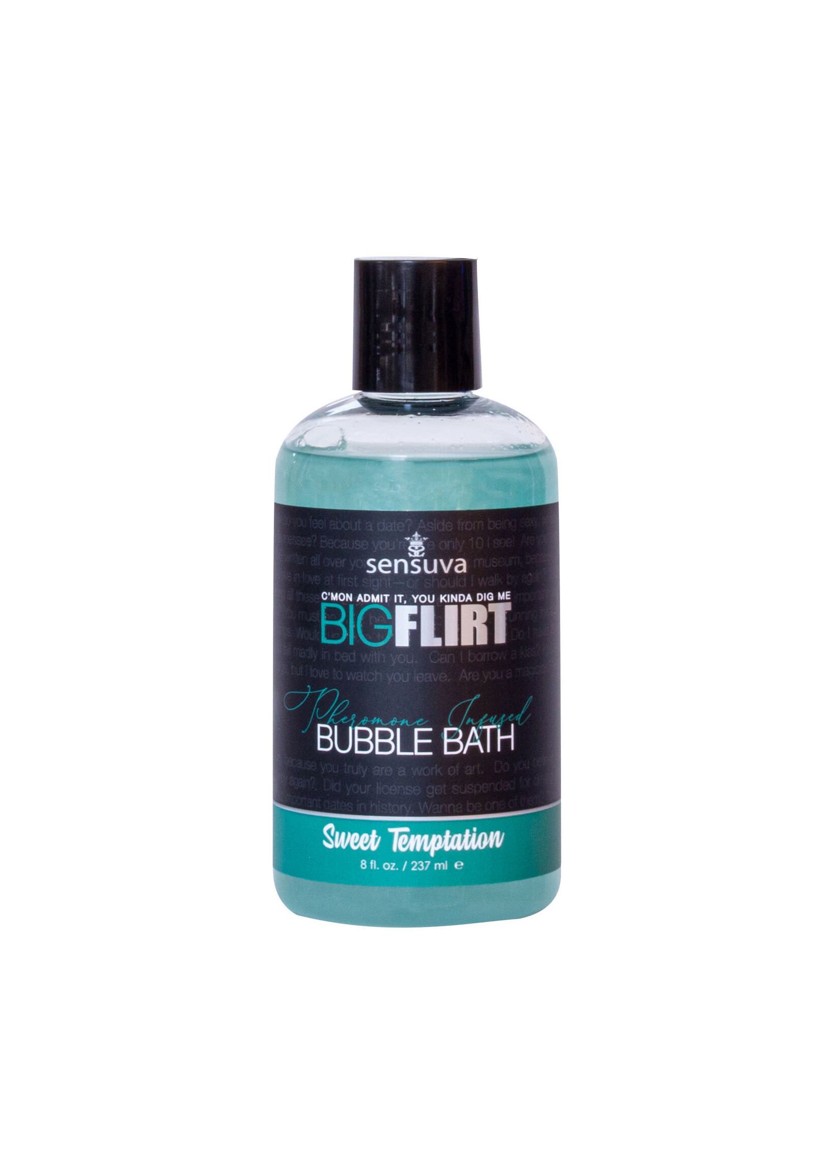 SENSUVA Big Flirt Pheromone Infused Bubble Bath - Sweet Temptations - 8 Fl. Oz.
