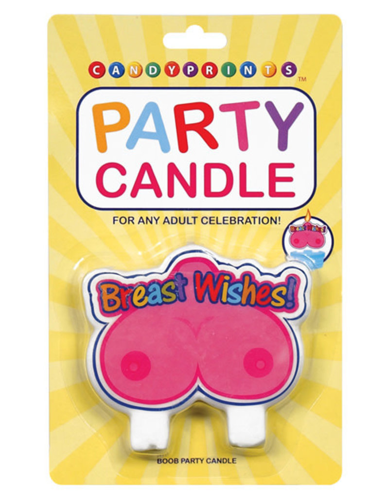 Candyprints, Llc Breast Wishes Party Candle