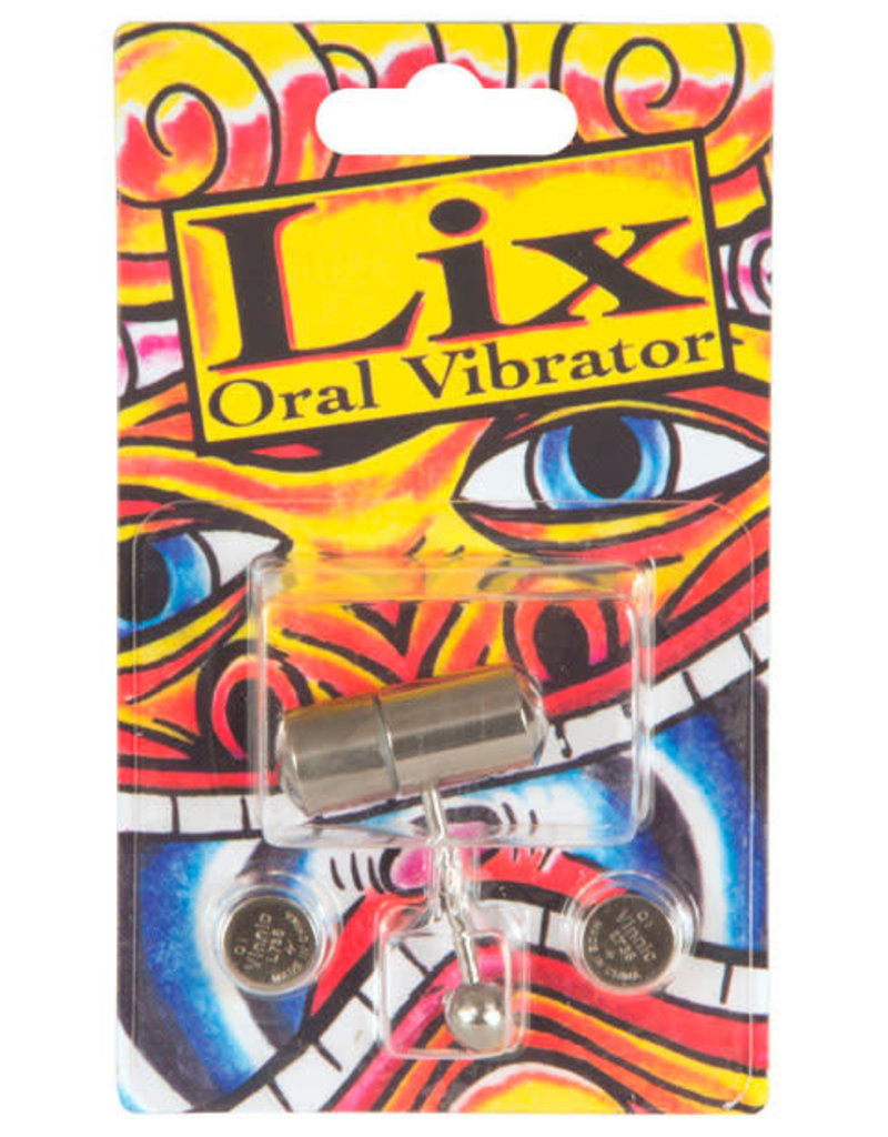 Lix Lix Oral Vibrator Tongue Ring - Chrome