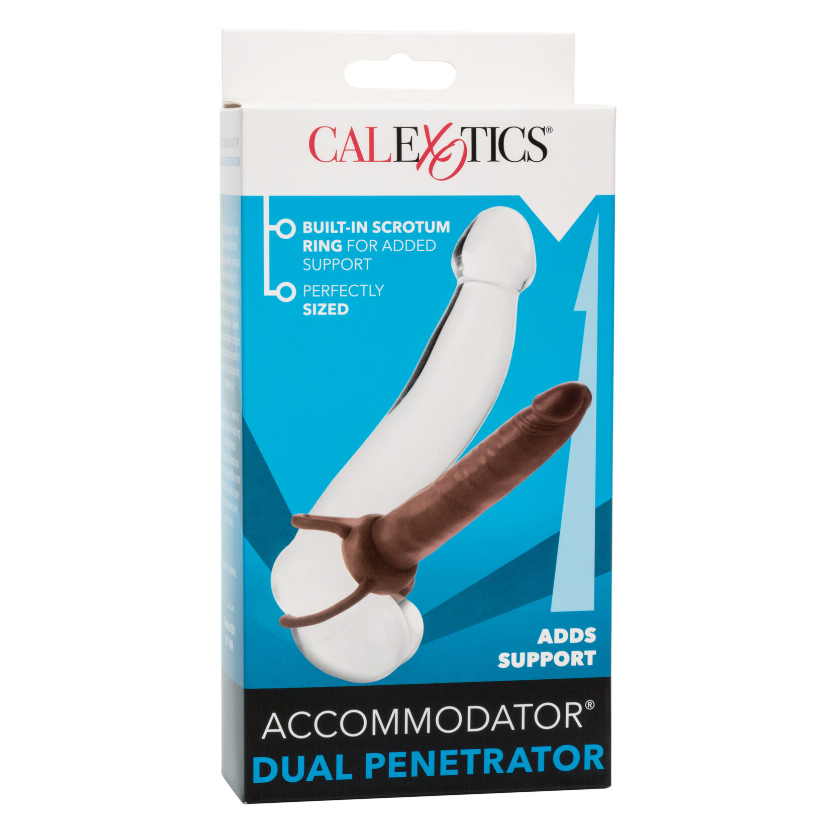 Calexotics Accommodator Dual Penetrator - Brown