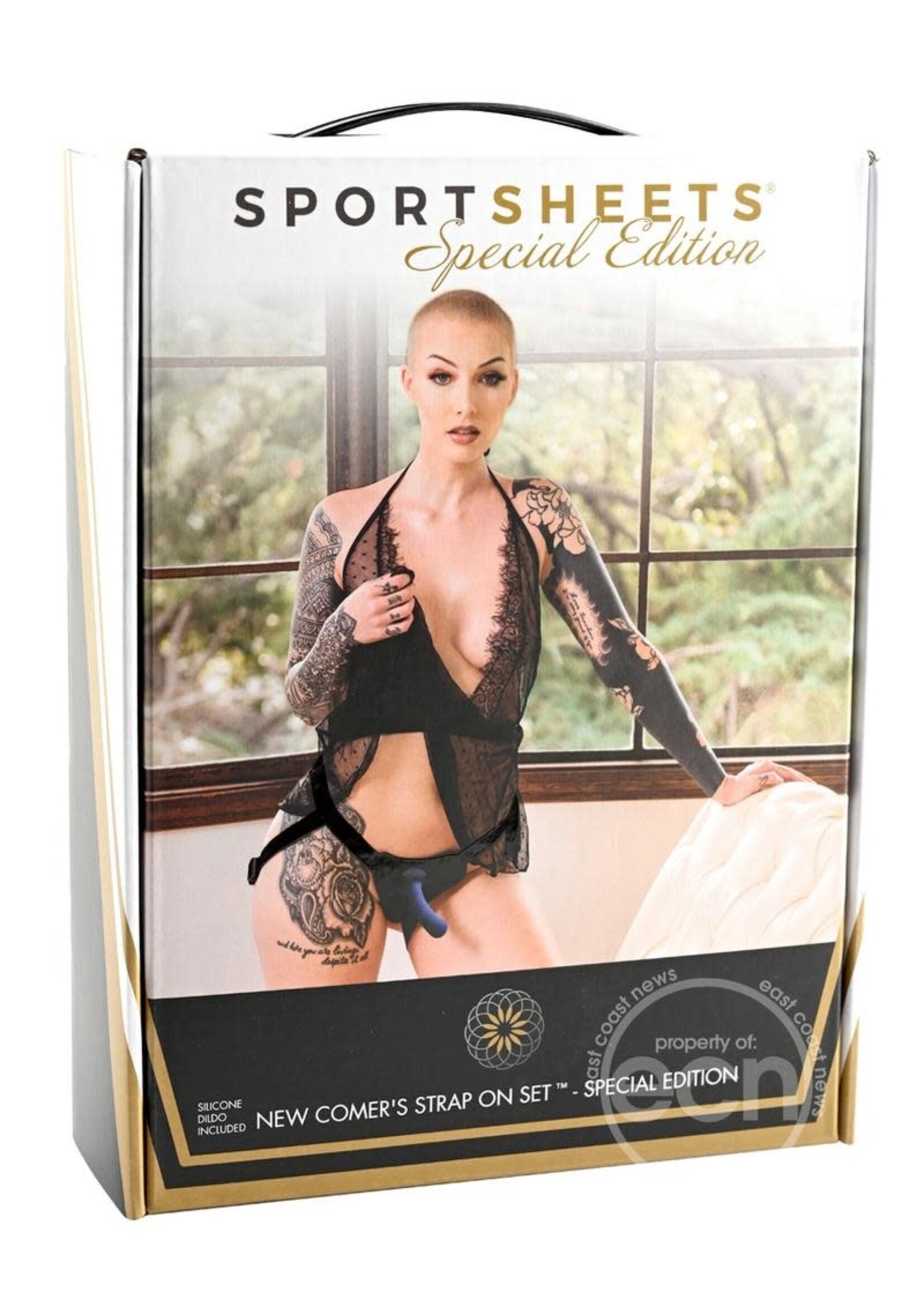 Sportsheets New Comers Strap On Set - Special Edition - Black