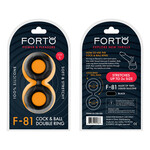 Forto F-81: Cock & Ball Double Ring