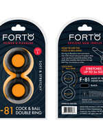 Forto F-81: Cock & Ball Double Ring