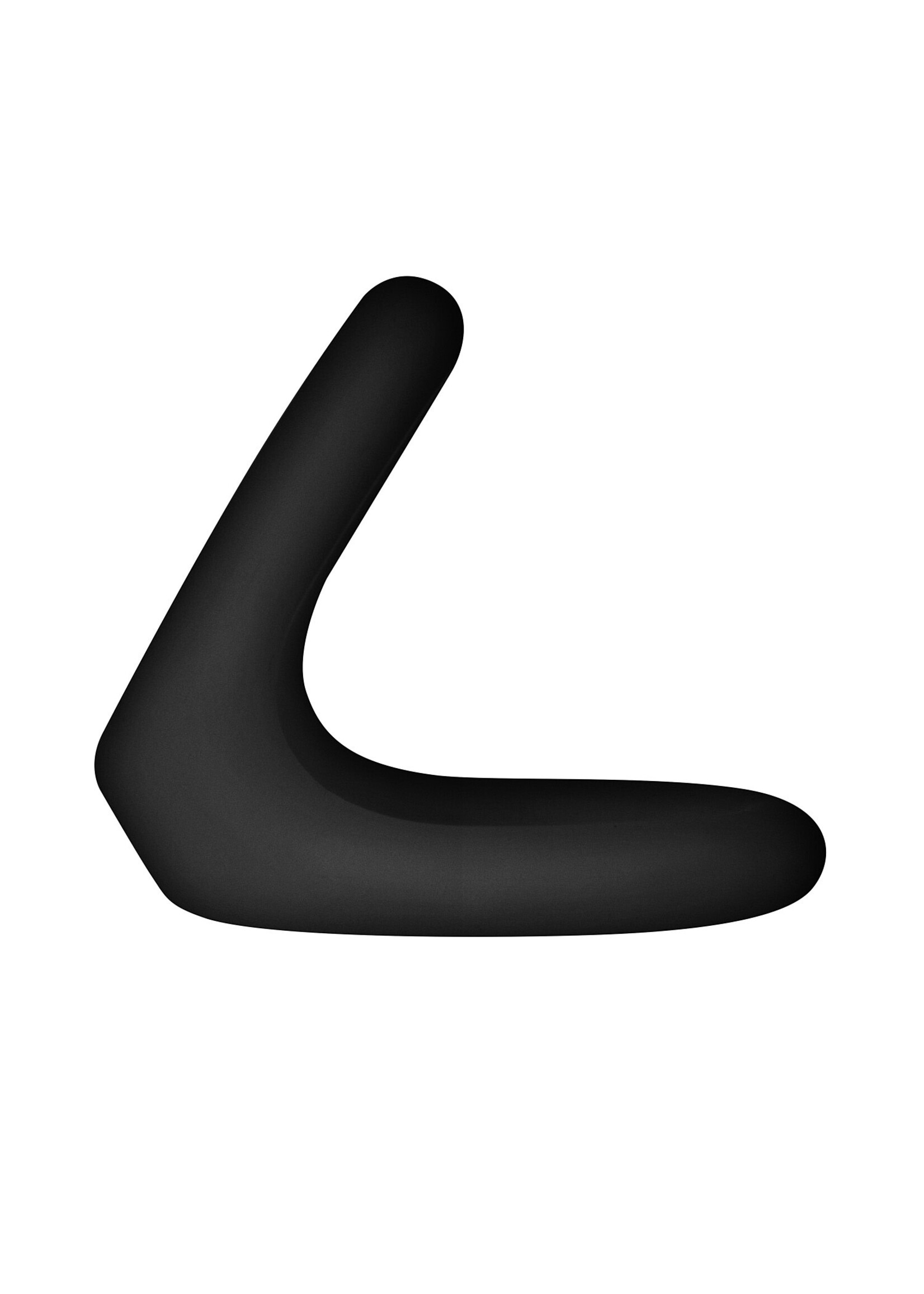 Forto F-22: Cock & Ball Double Ring - Black