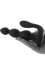 NassToys Butts Up Rechargeable Silicone Prostate Stimulator with Remote Control - Black