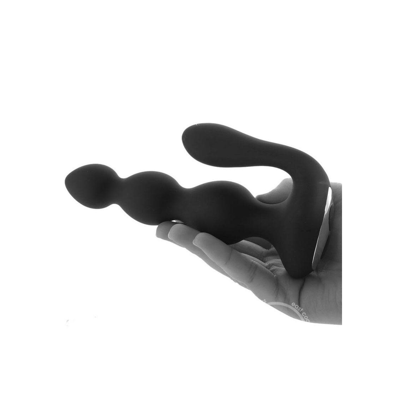 NassToys Butts Up Rechargeable Silicone Prostate Stimulator with Remote Control - Black