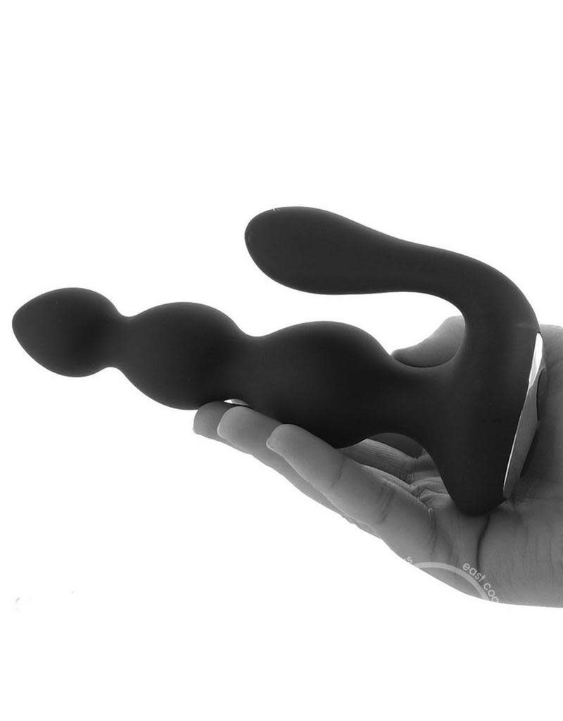 NassToys Butts Up Rechargeable Silicone Prostate Stimulator with Remote Control - Black