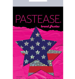 Pastease Pastease Premium Glitter Patriotic Star - Red/Blue O/S