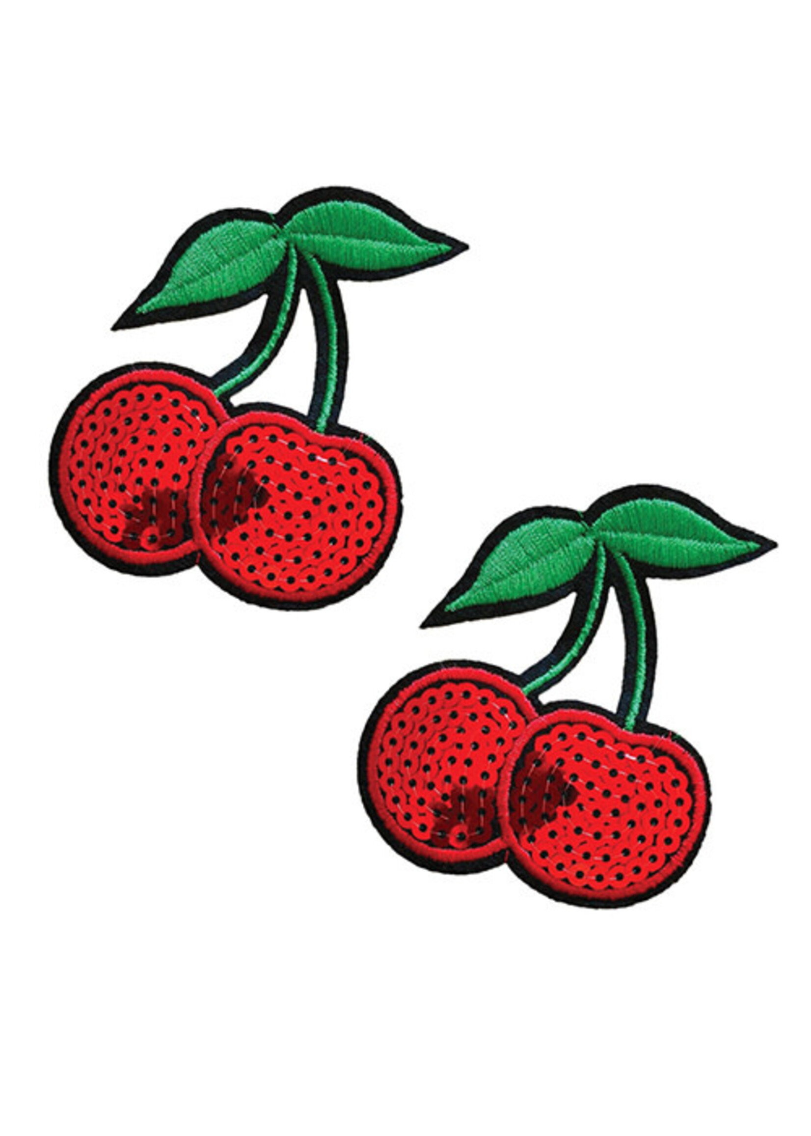 Neva Nude Neva Nude Sequin Cherry Pasties (2 Wears) - Red O/S