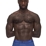 Male Power Sexagon Mini Short - Royal Blue