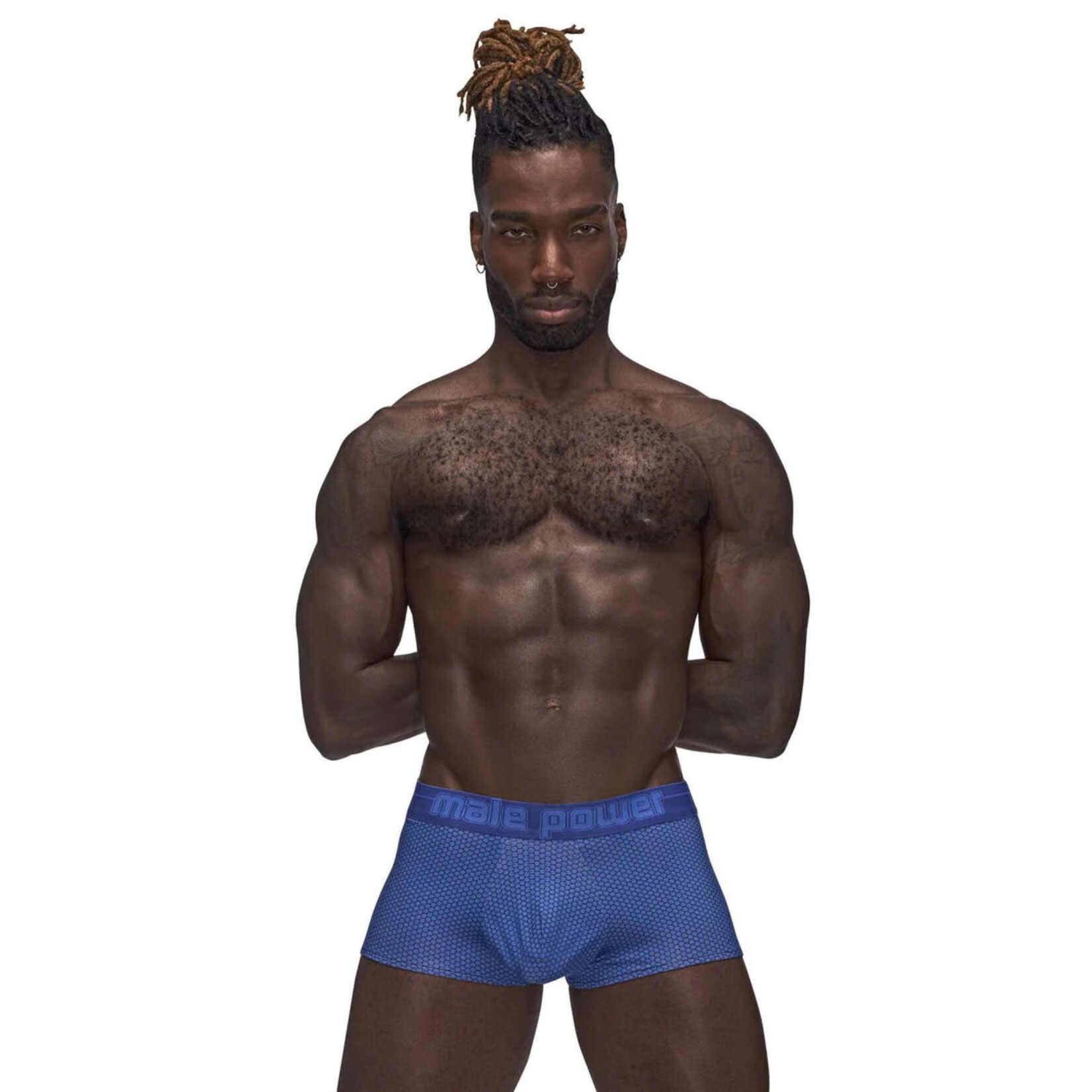 Male Power Sexagon Mini Short - Royal Blue