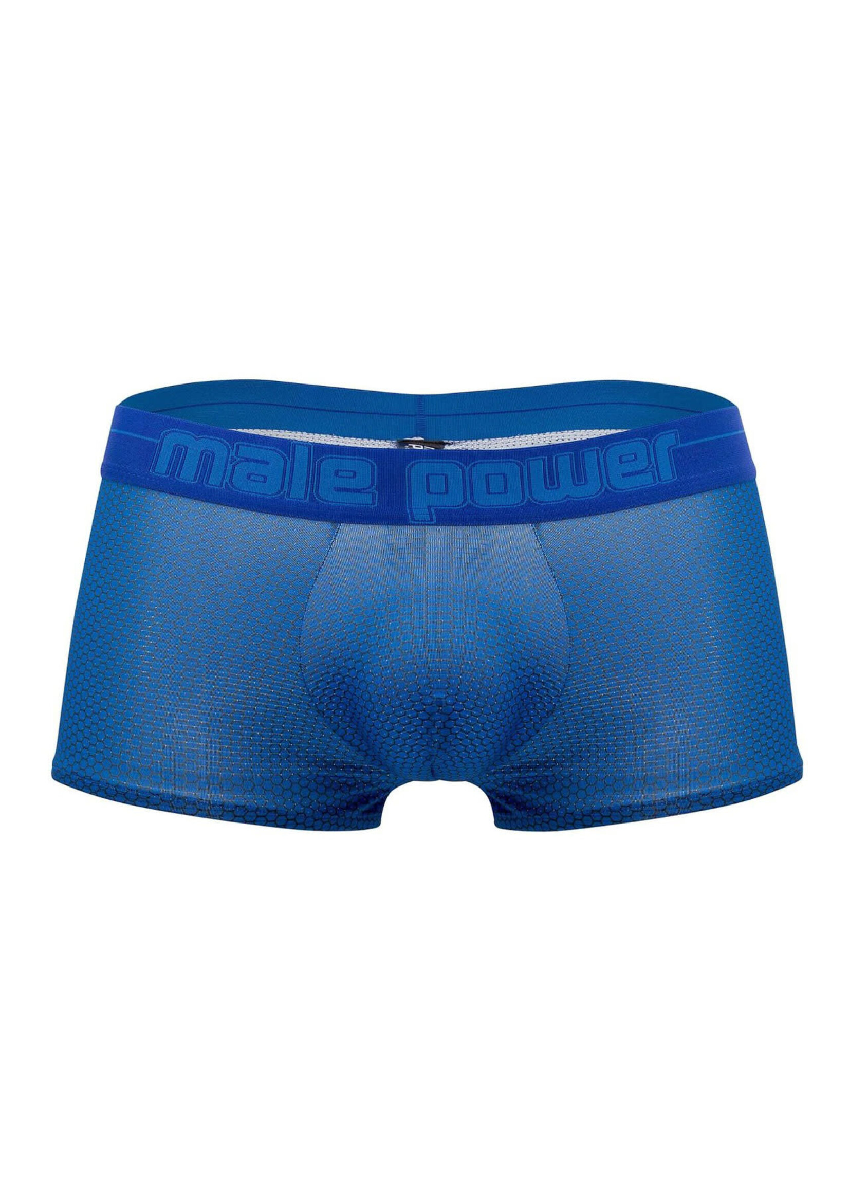 Male Power Sexagon Mini Short - Royal Blue