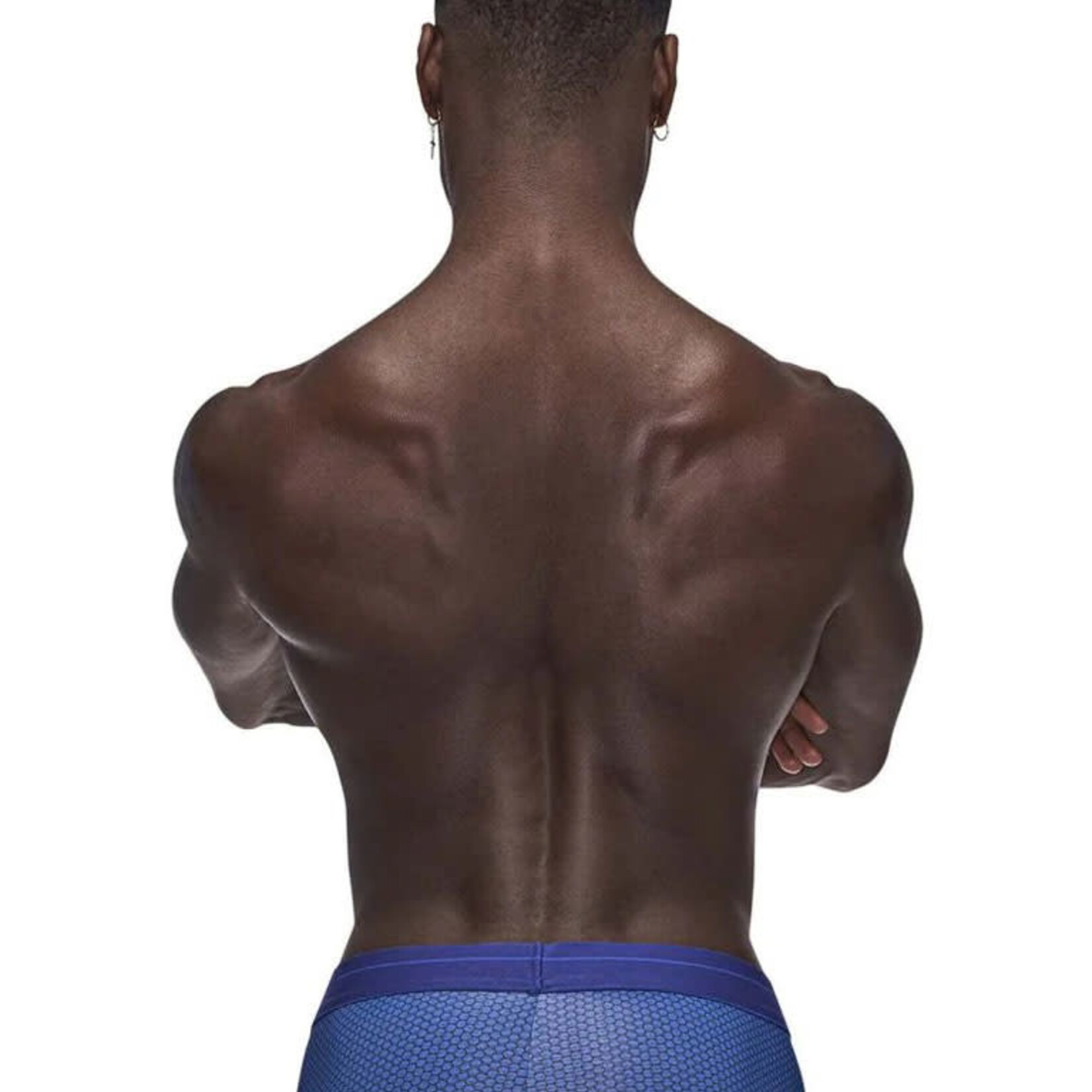 Male Power Sexagon Mini Short - Royal Blue