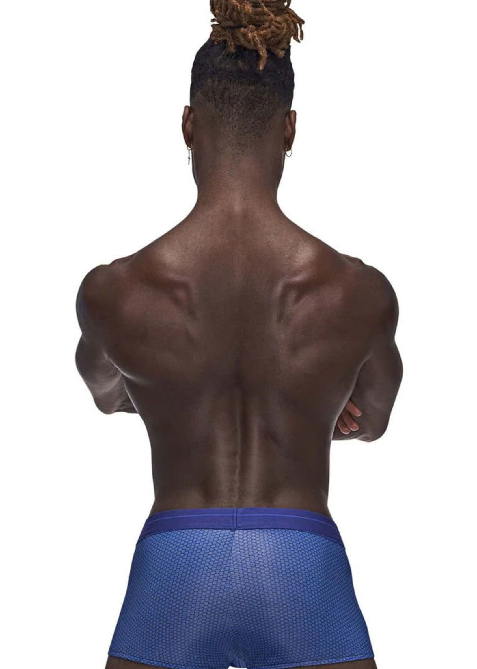 Male Power Sexagon Mini Short - Royal Blue