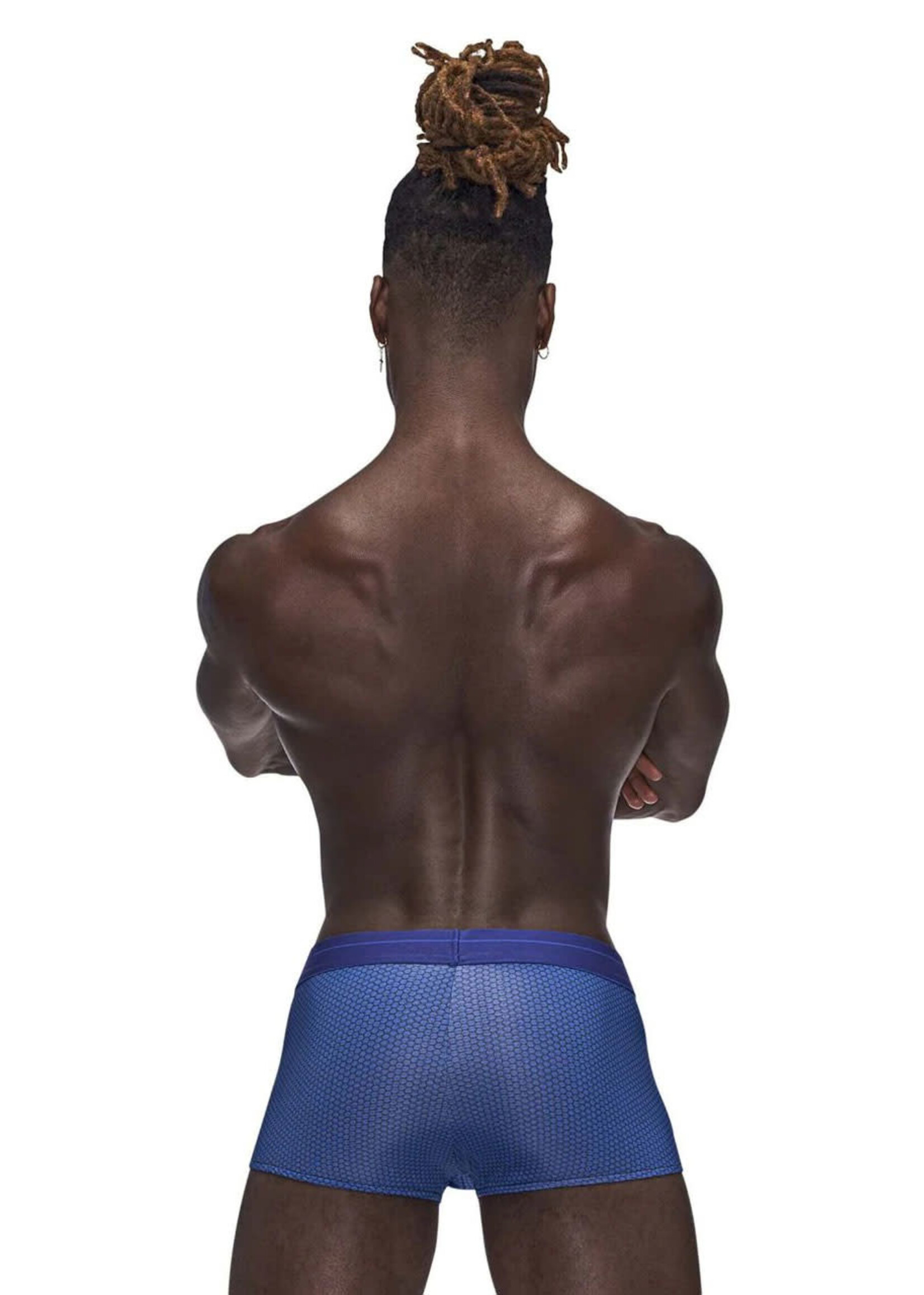 Male Power Sexagon Mini Short - Royal Blue