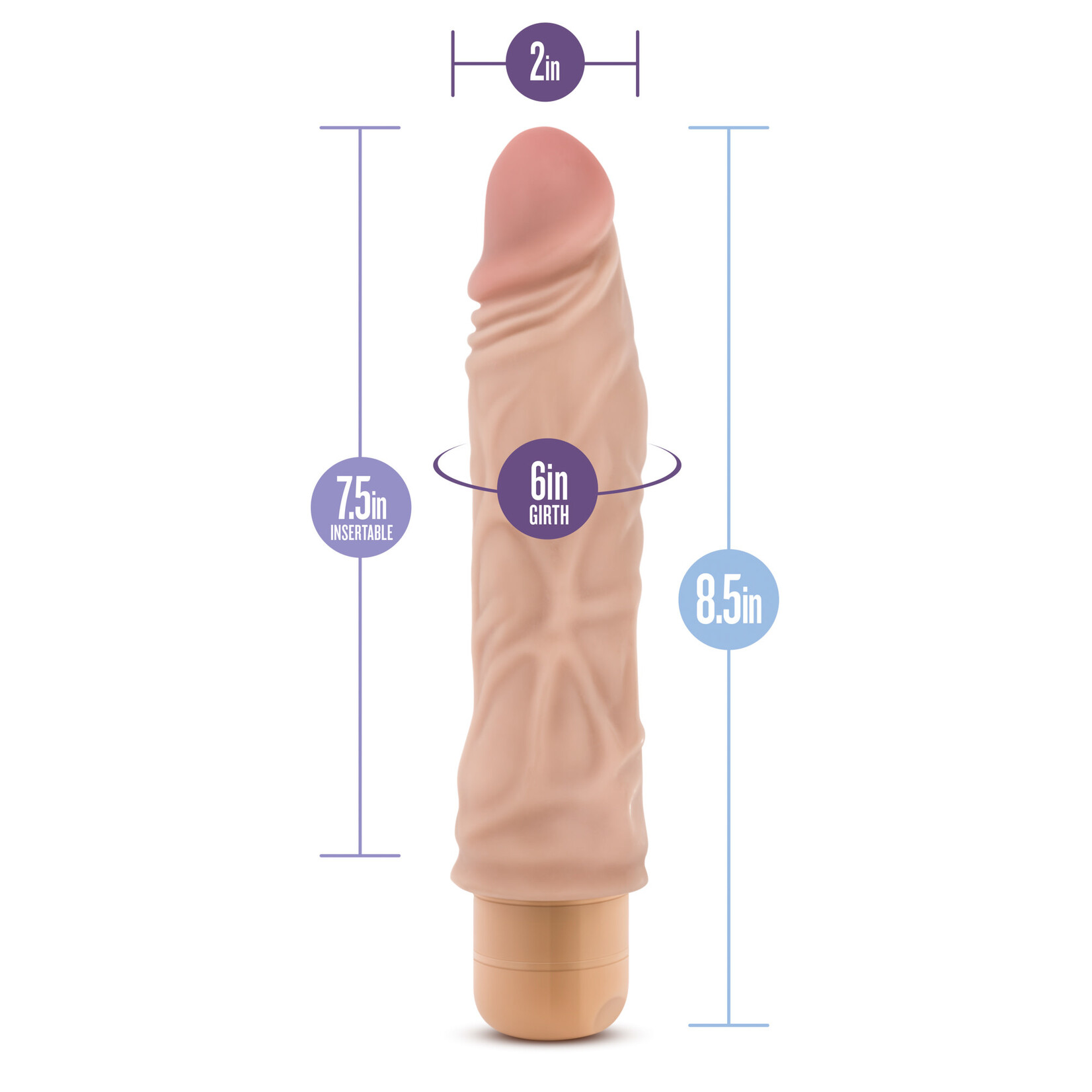 Blush Novelties Cock Vibe #10 - Natural