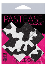 Pastease Pastease Premium Plus X Cow Print Cross - Black/White O/S