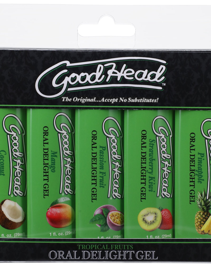 Doc Johnson Goodhead - Oral Delight Gel - 5 Pack