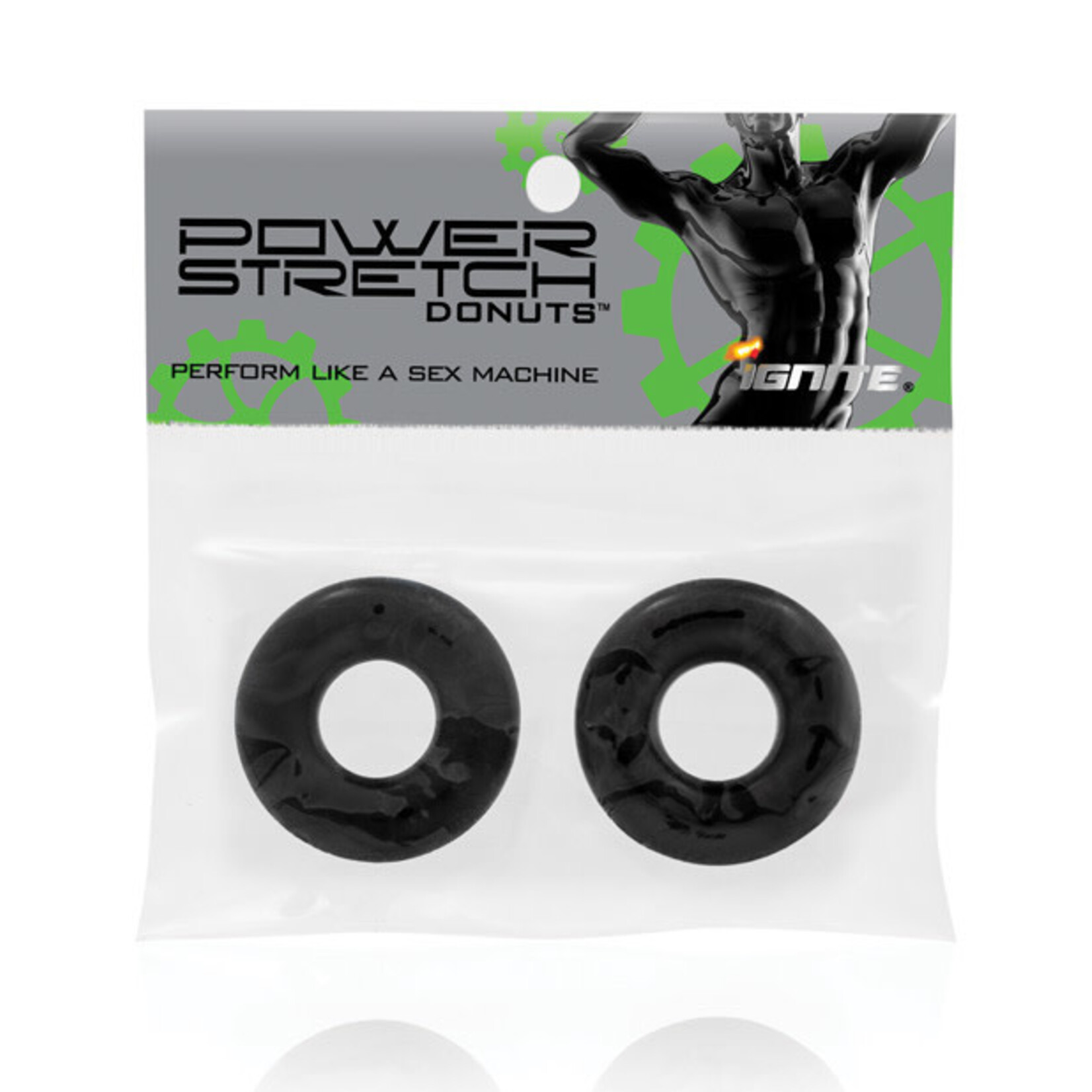 SI Novelties Stay Hard Donuts - 2pack - Black