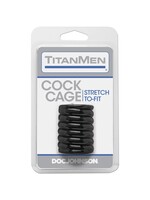 Doc Johnson Titanmen Cock Cage - Black