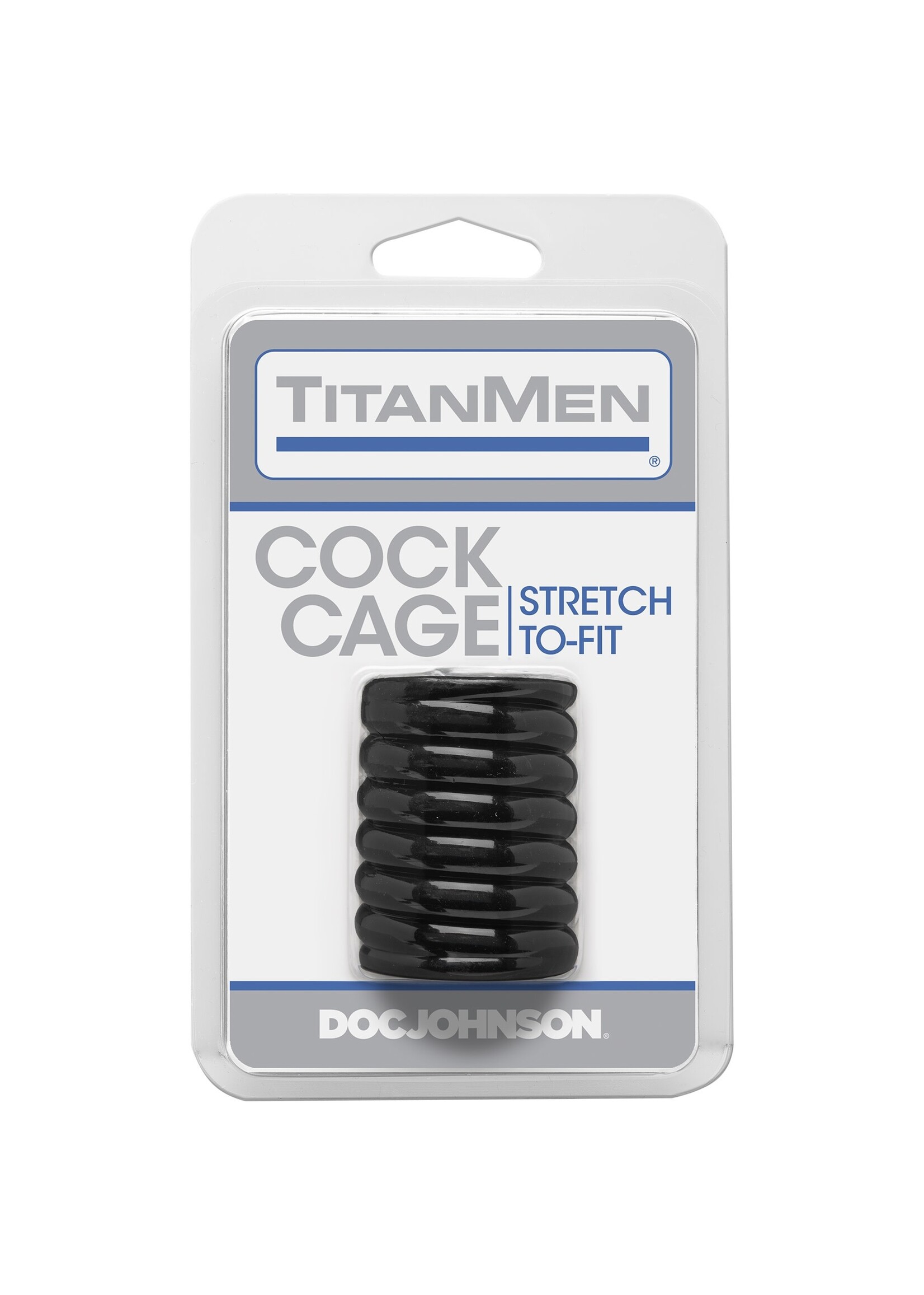 Doc Johnson Titanmen Cock Cage - Black