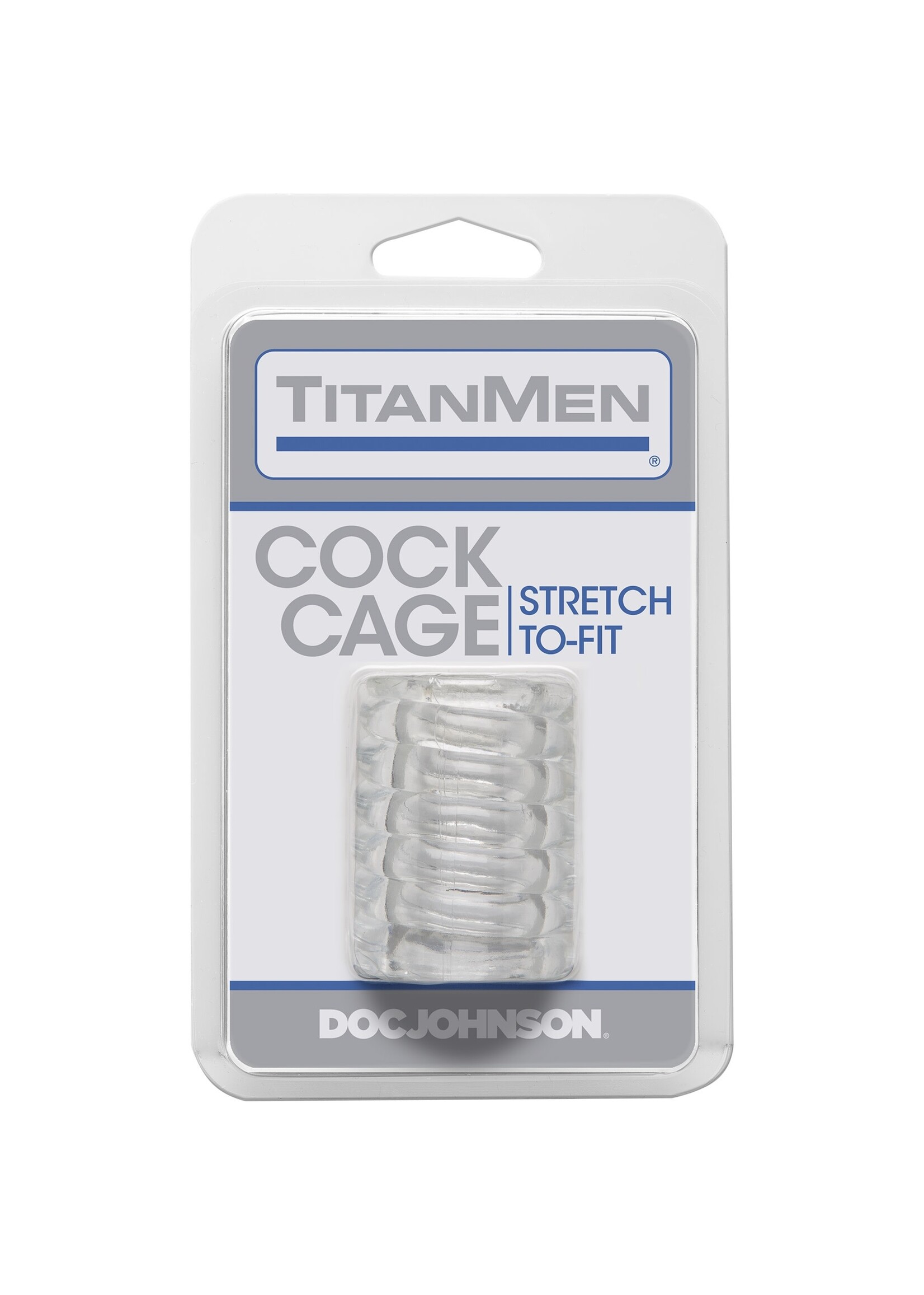Doc Johnson Titanmen Cock Cage - Clear