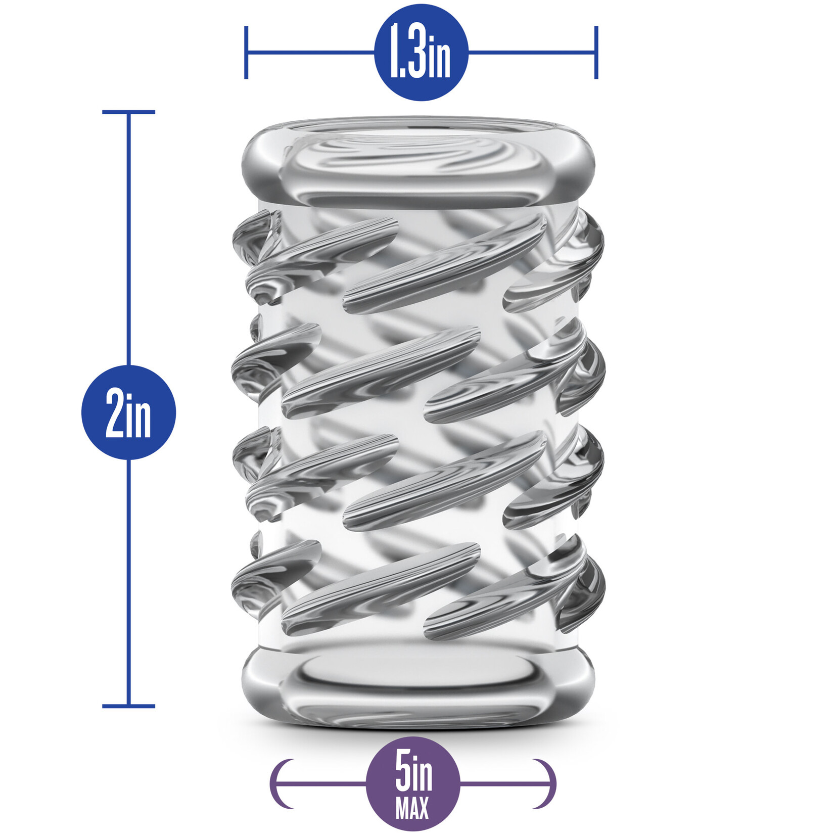 Blush Novelties Stay Hard Cock Sleeve 06 - Clear