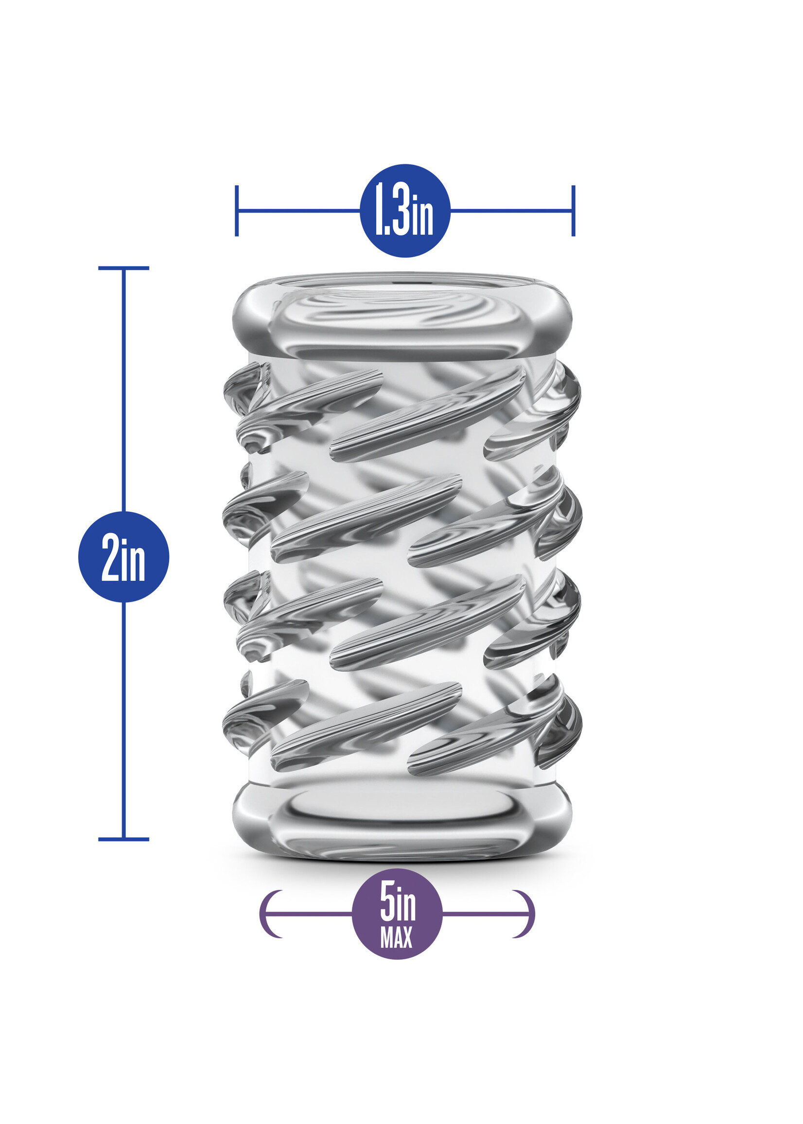 Blush Novelties Stay Hard Cock Sleeve 06 - Clear