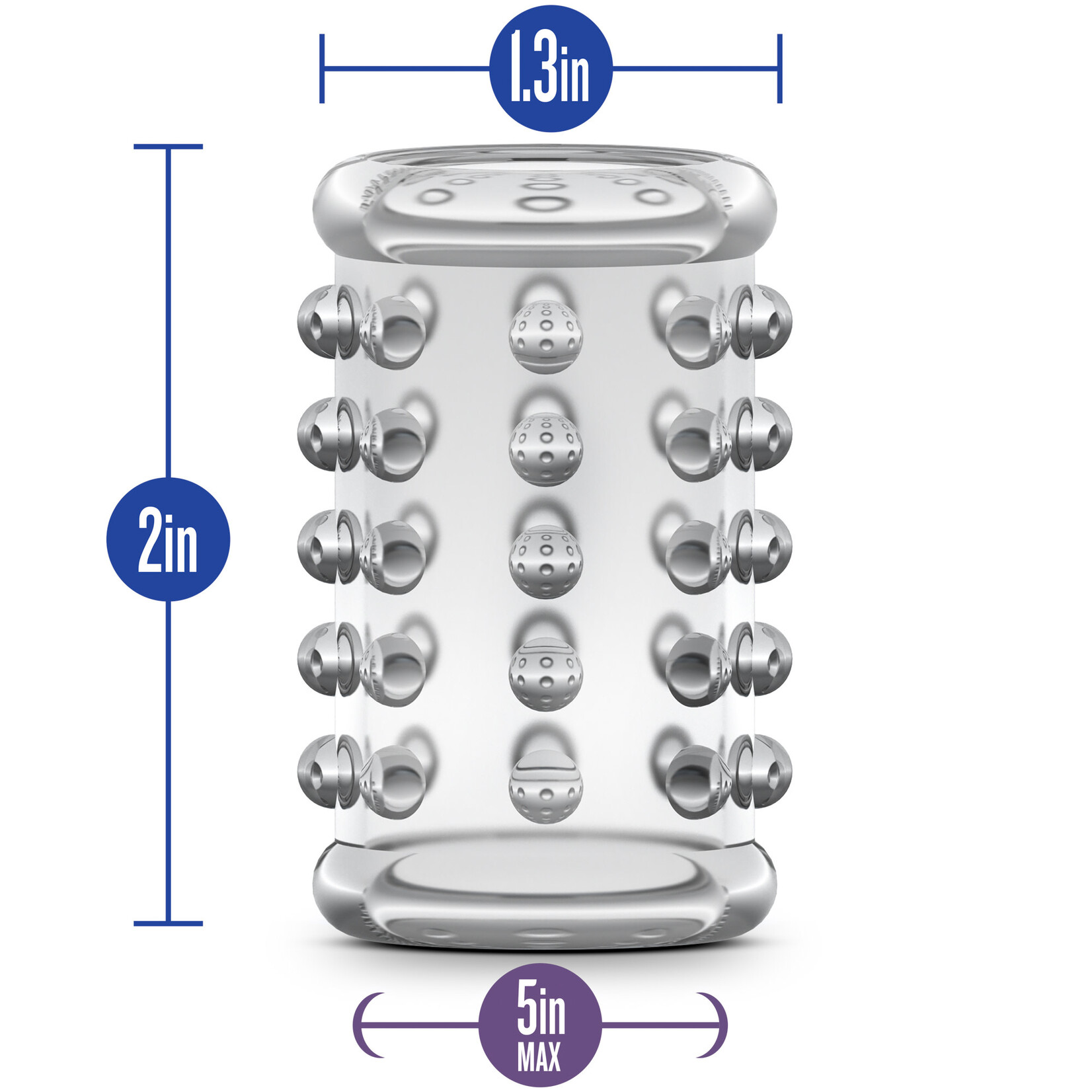 Blush Novelties Stay Hard Cock Sleeve 02 - Clear