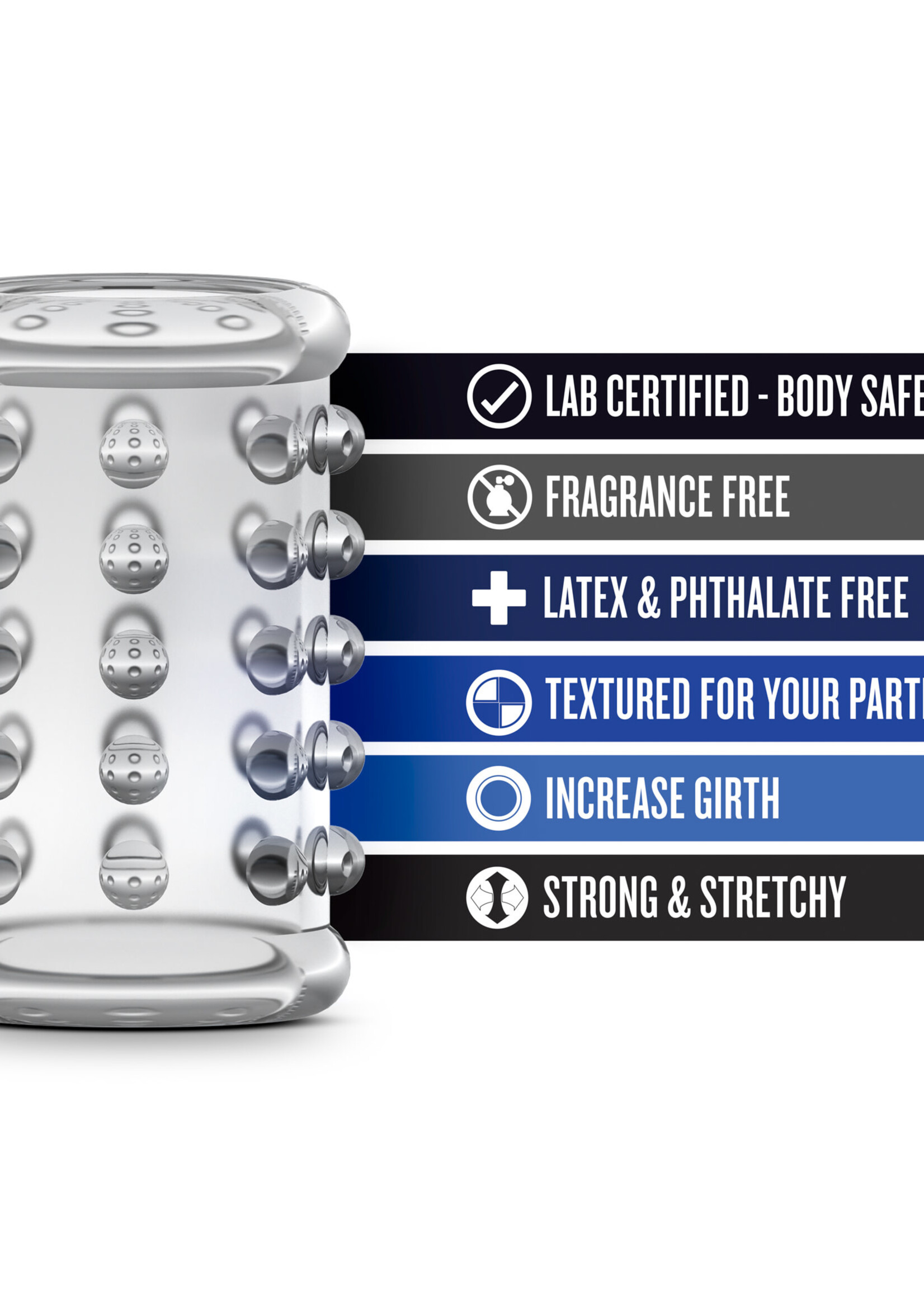 Blush Novelties Stay Hard Cock Sleeve 02 - Clear