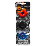 Oxballs Ringer Cockring 3 Pack - Small - Multicolor