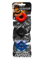 Oxballs Ringer Cockring 3 Pack - Small - Multicolor