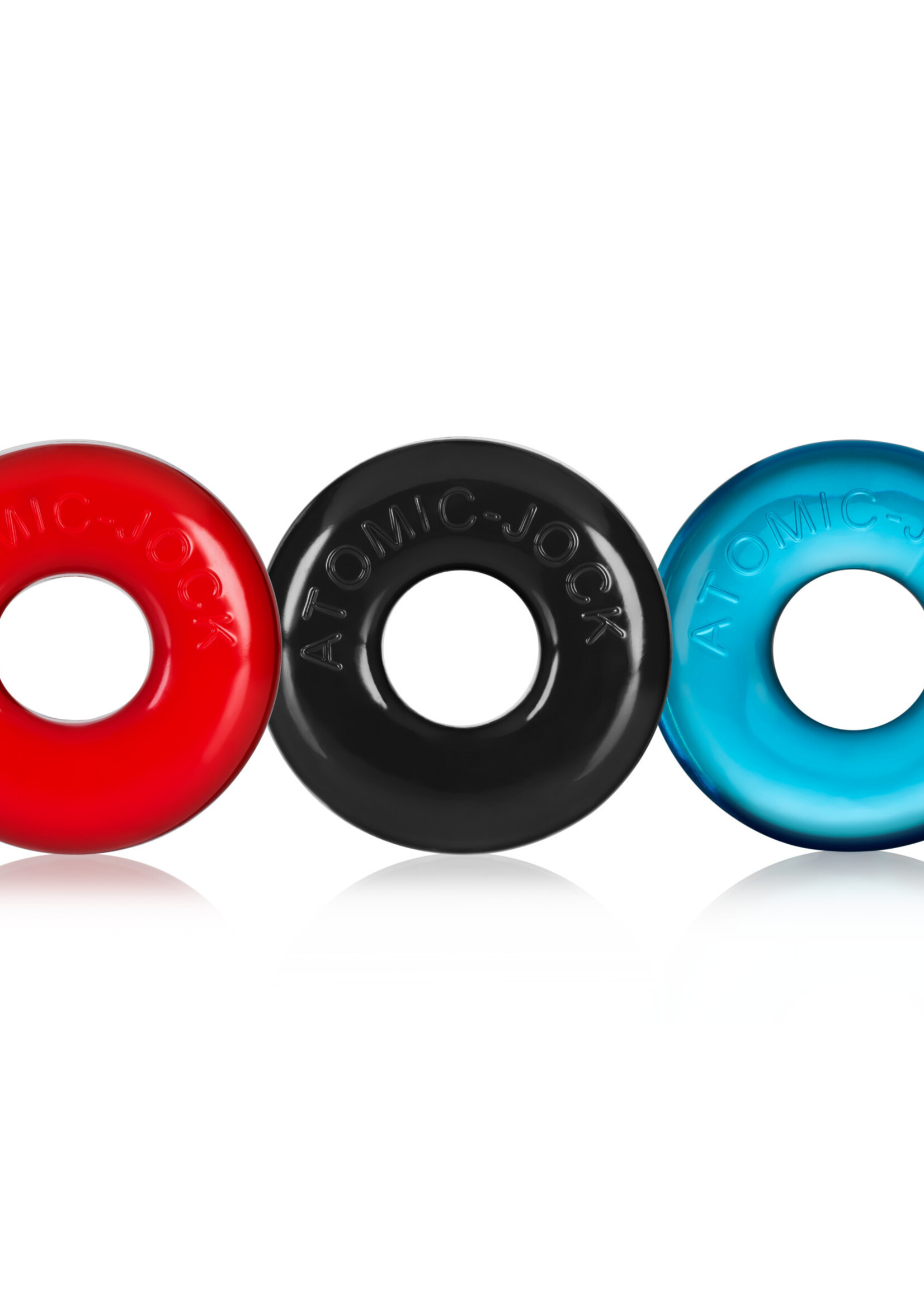 Oxballs Ringer Cockring 3 Pack - Small - Multicolor
