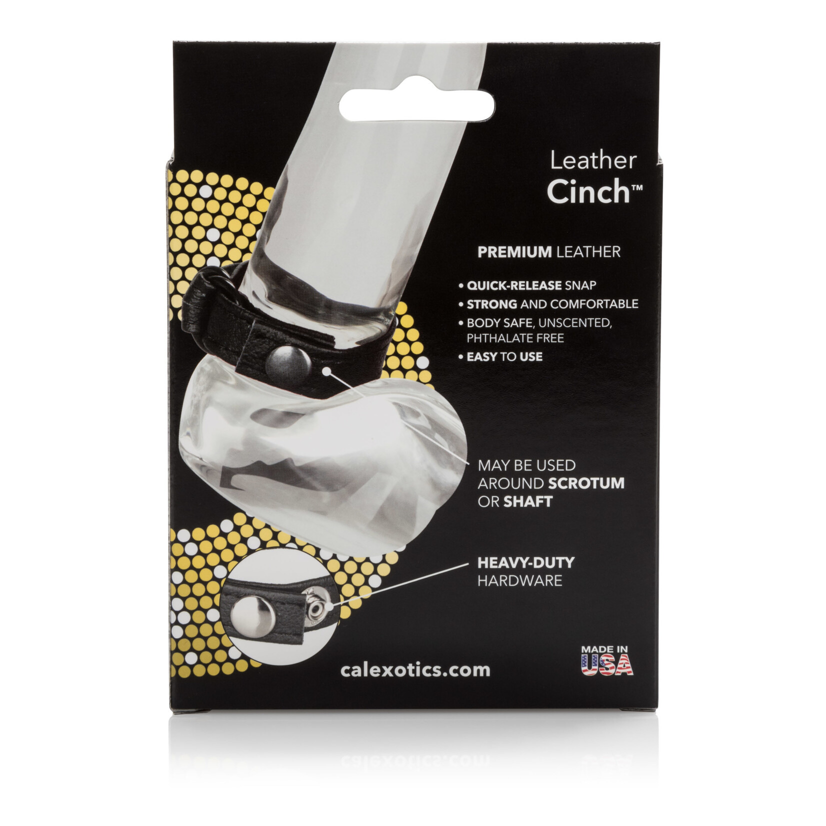 California Exotic Novelties Leather Cinch