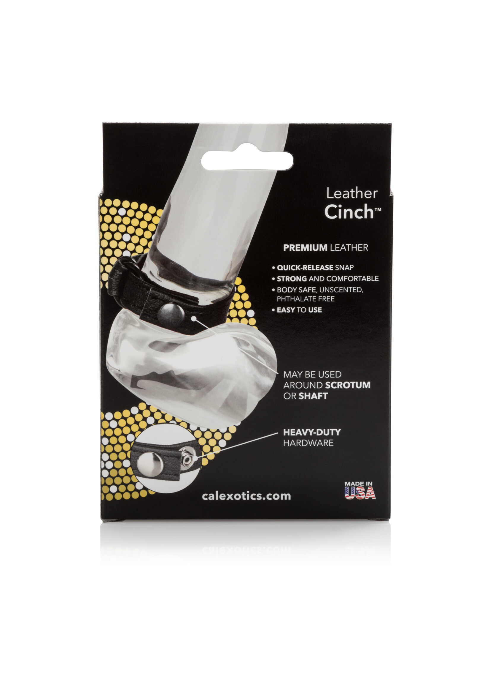 California Exotic Novelties Leather Cinch